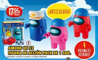 Among us s2 figura de acción pack de 1 sdo