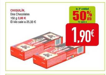 Masymas Chiquilin dos chocolates oferta
