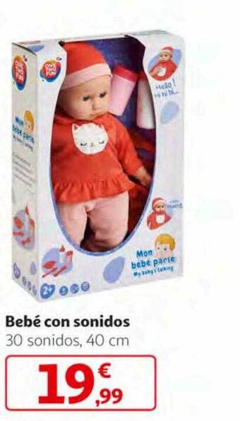 Alcampo Bebé con sonidos oferta