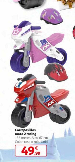 Alcampo Correpasillos moto 2 racing oferta