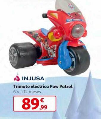 Alcampo Injusa trimoto eléctrica paw patrol oferta