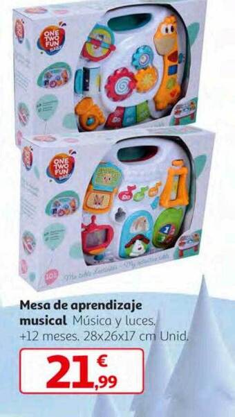 Alcampo Mesa de aprendizaje musical oferta