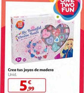 Alcampo Crea tus joyas de madera oferta