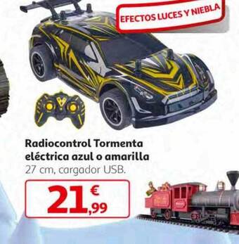 Alcampo Radiocontrol tormenta eléctrica azul o amarilla oferta