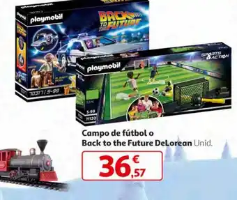 Alcampo Campo de fútbol o back to the future delorean oferta