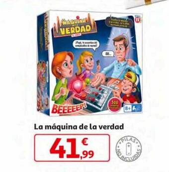 Alcampo La máquina de la verdad oferta