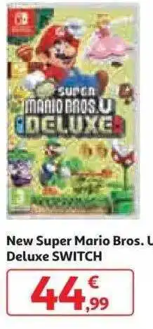 Alcampo New super mario bros. u deluxe switch oferta