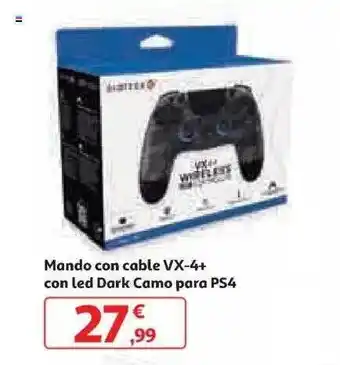 Alcampo Mando con cable vx-44 con led dark camo para ps4 oferta
