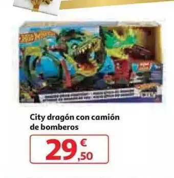 Alcampo City dragón con camión de bomberos oferta