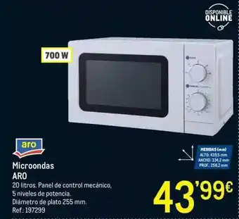 Makro Microondas aro oferta