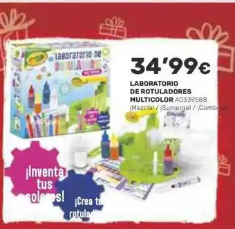 Juguettos Laboratorio de rotuladores multicolor oferta