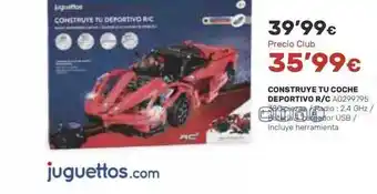 Juguettos Construye tu coche deportivo r c oferta