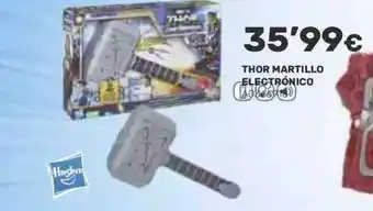 Juguettos Thor martilo electrónico hasbro oferta