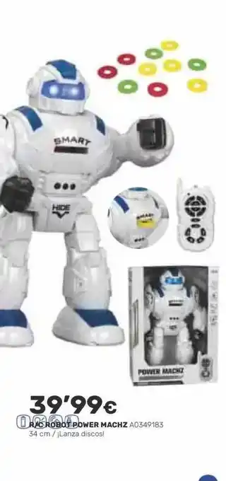 Juguettos R c robot power machz oferta