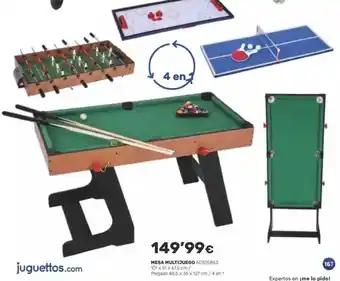 Juguettos Mesa multijuego oferta