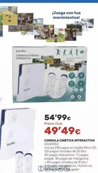 Juguettos Consola cinética interactiva oferta