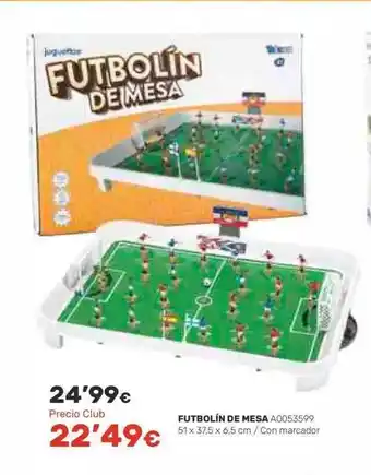 Juguettos Futbolín de mesa oferta