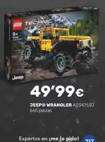 Juguettos Lego technic jeep wrangler oferta