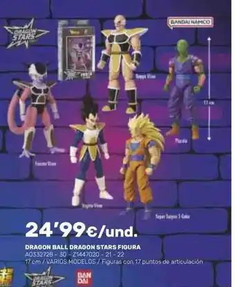 Juguettos Dragon ball dragon stars figura ban dai oferta