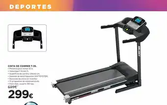 Hipercor Cinta de correr t-3s oferta