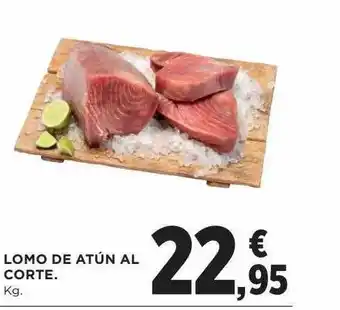 Hipercor Lomo de atún al corte kg oferta