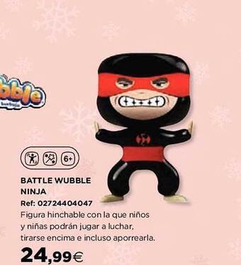 Hipercor Battle wubble ninja oferta