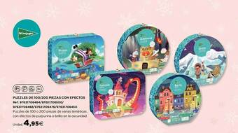 Hipercor Puzzles de 100-200 piezas con efectos oferta
