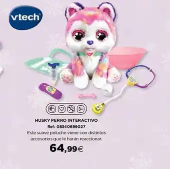 Hipercor Husky perro interactivo oferta