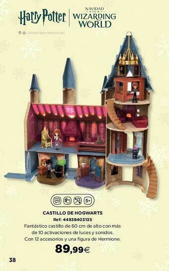 Hipercor Castillo de hogwarts oferta