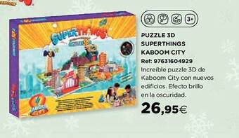 Hipercor Puzzle 3d superthings kaboom city oferta