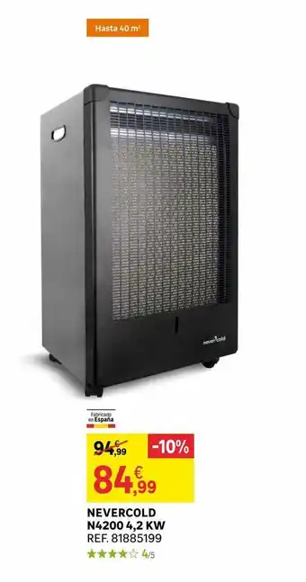 Leroy Merlin Nevercold n4200 4.2kw oferta