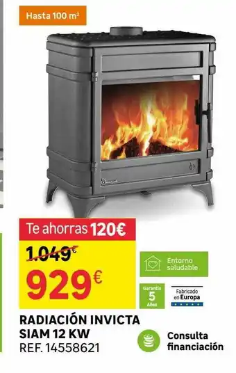 Leroy Merlin Radiación invicta siam 12kw oferta