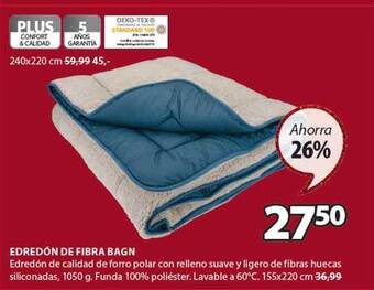 JYSK Edredón de fibra bagn oferta
