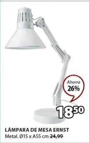 JYSK Lámpara de mesa ernst oferta