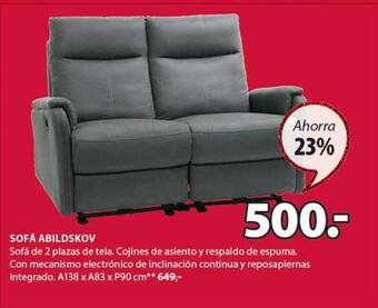 JYSK Sofá abildskov oferta
