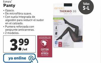 Lidl Esmara panty oferta