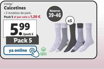 Lidl Livergy calcetines oferta