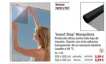 Bauhaus Inect Stop Mosquitera 100 x 100 cm oferta