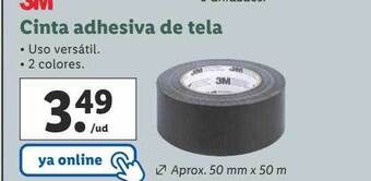 Lidl 3m cinta adhesiva de tela oferta