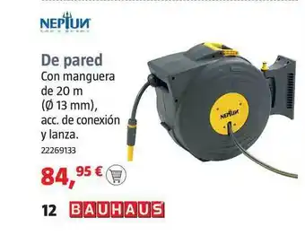 Bauhaus De Pared Con Manguera De 20 M Neptun oferta