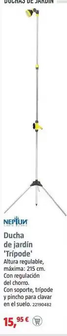 Bauhaus Ducha De Jardín Tripode Neptun 215 cm oferta