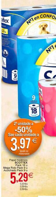 Plenus Supermercados Papel hixiénico scottex oferta