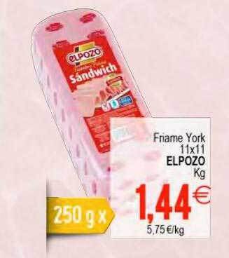 Plenus Supermercados Friame york elpozo oferta