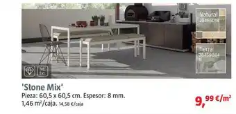 Bauhaus Stone Mix 60,5 x 60,5 cm. oferta