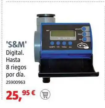 Bauhaus S&m Digital Hasta 8 Riegos Pro Día oferta
