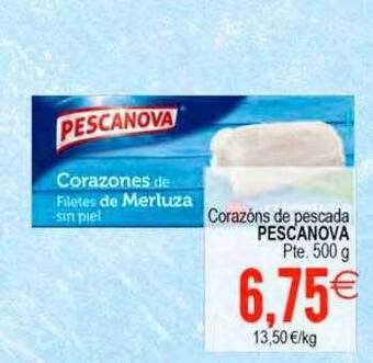 Plenus Supermercados Corazóns de pescada pescanova oferta