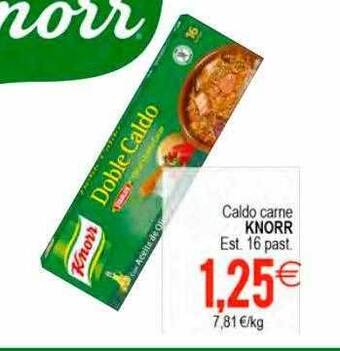 Plenus Supermercados Caldo carne knorr oferta
