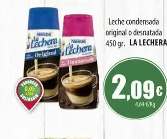 Spar La Palma Leche condensada original o desnatada la lechera oferta