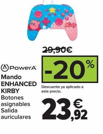 Carrefour Powera mando enhanced kirby oferta