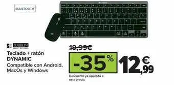 Carrefour Teclado + ratón dynamic oferta